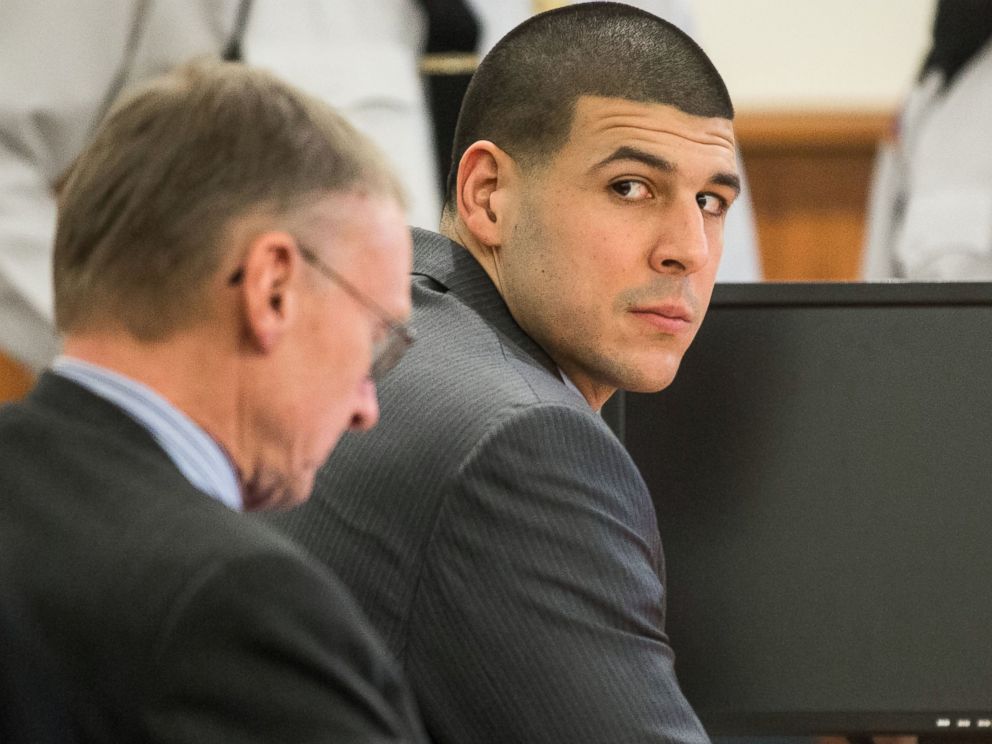PHOTO: Former New England Patriots player Aaron Hernandez