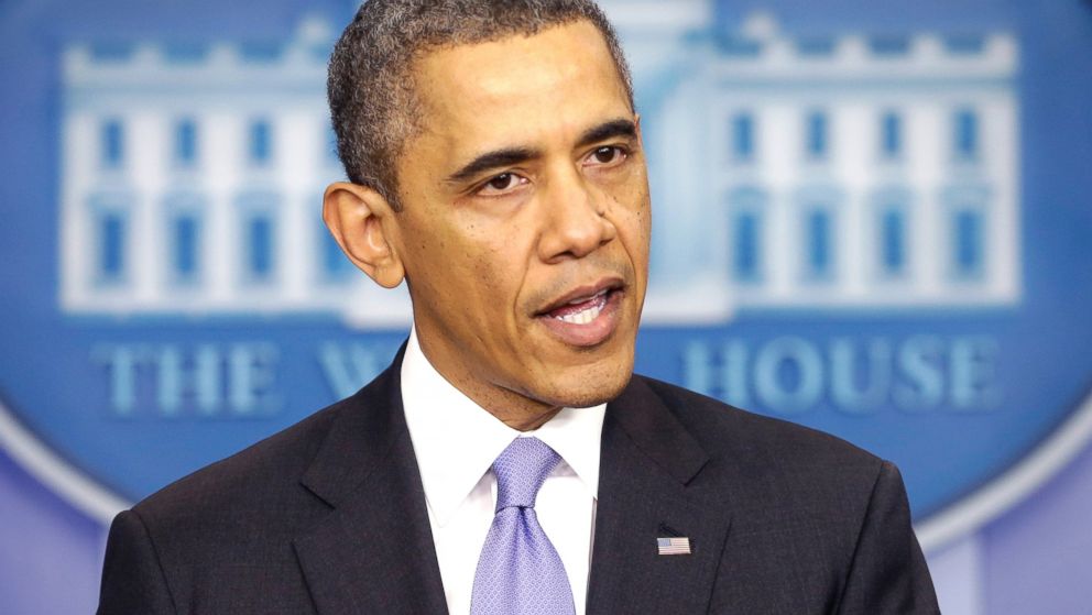 President Barack Obama speaks during an end-of-the year news conference in the Brady Press Briefing Room at the White House in Washington, Dec. 20, 2013. At the end of his fifth year in office, Obama's job approval and personal favorability ratings have fallen to around the lowest point of his presidency.