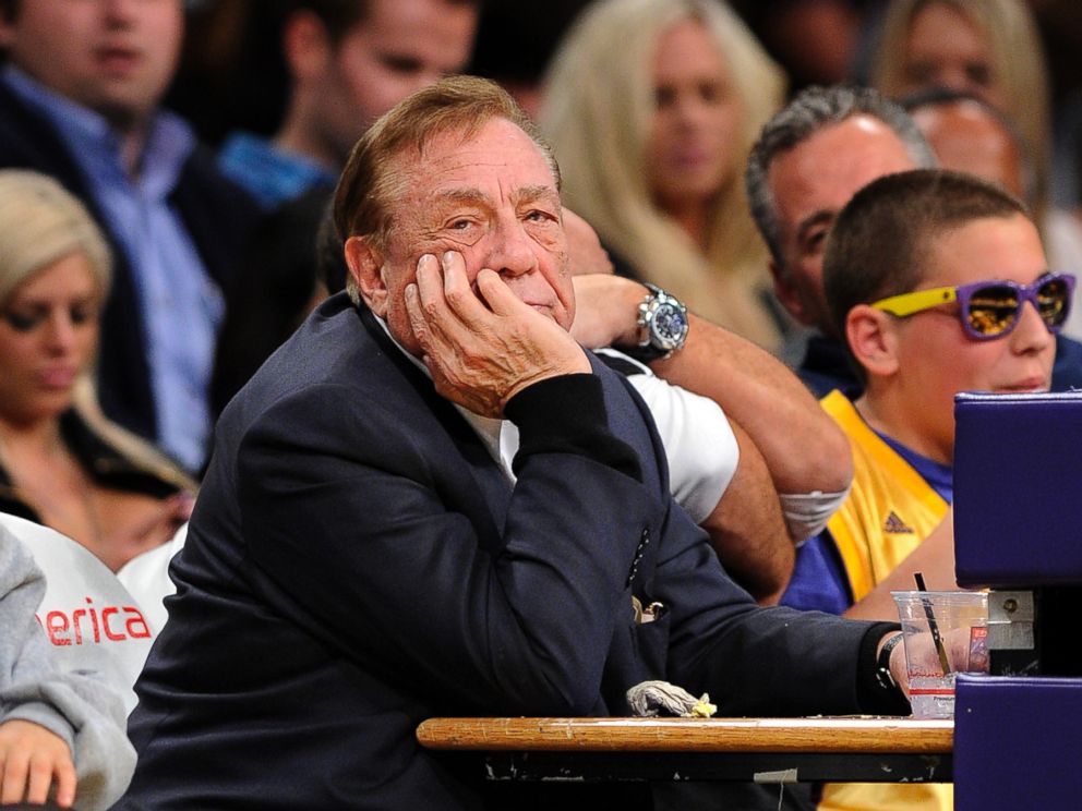 PHOTO: Los Angeles Clippers owner Donald Sterling looks on during the first half of their NBA basketball game against the Los Angeles Lakers in Los Angeles, Calif., Feb. 25, 2011.