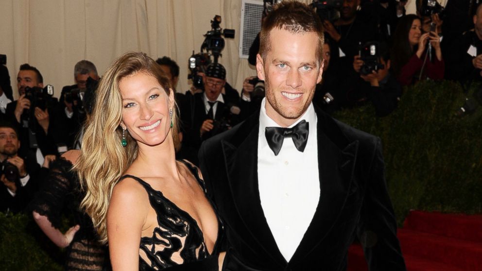 Gisele Bundchen and Tom Brady attend The Metropolitan Museum of Art's Costume Institute benefit gala celebrating "Charles James: Beyond Fashion, " May 5, 2014, in New York. 