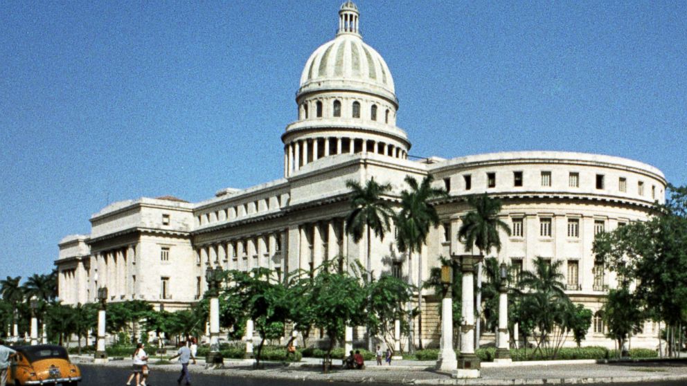 A view of El Capitolio, or National Capitol Building in Havana, Cuba, Dec. 6, in 1972. 