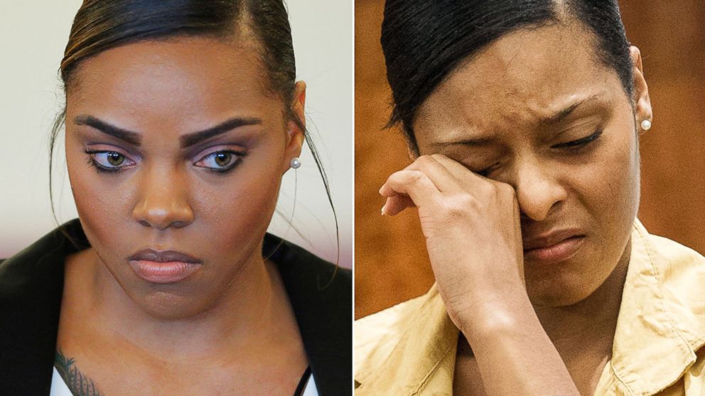 Shayanna Jenkins, left, is pictured in Fall River, Mass. on Dec. 22, 2014. Shaneah Jenkins, right, is pictured in Fall River, Mass. on Feb. 3, 2015. 