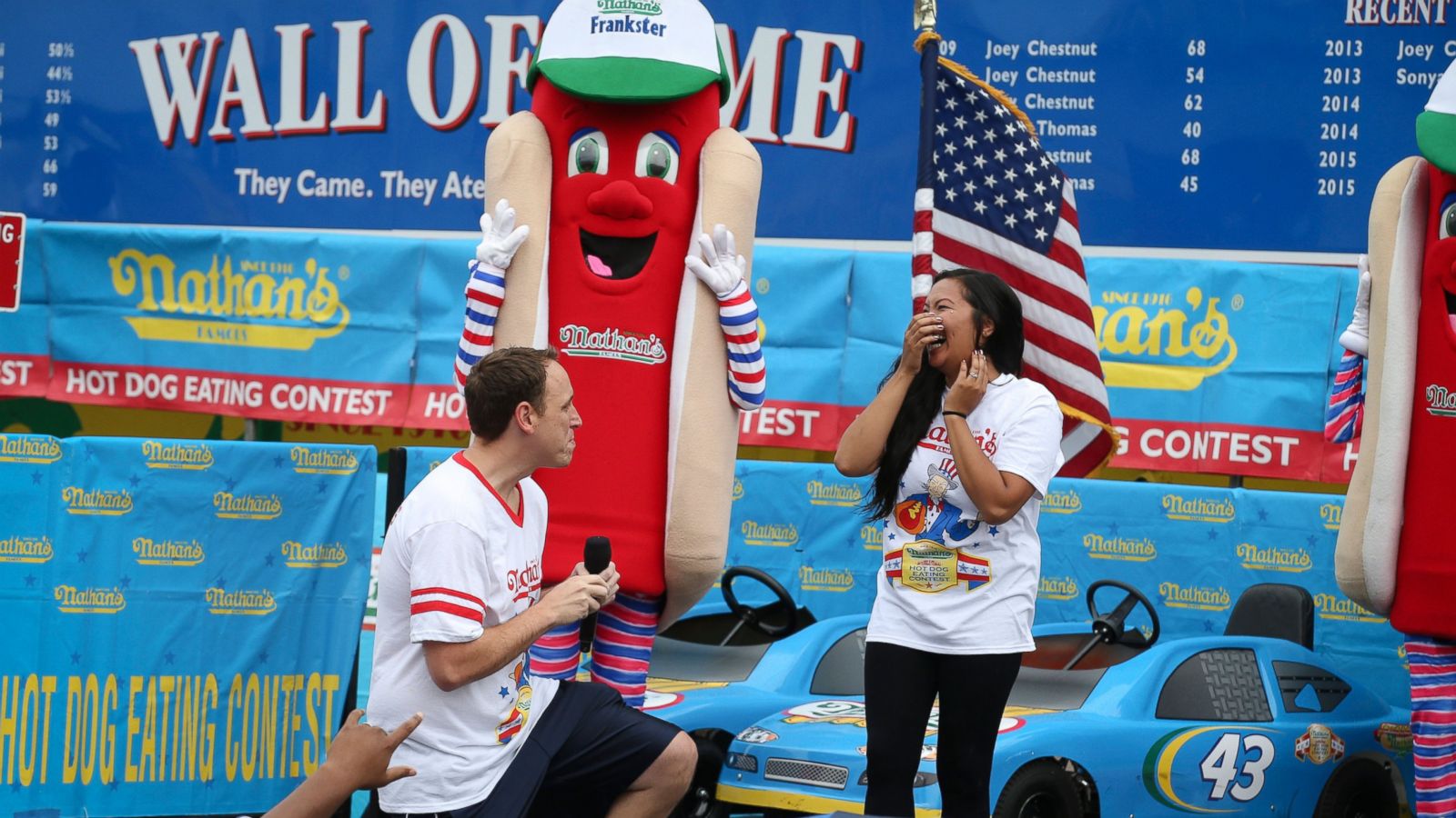 Joey Chestnut Proposes to Girlfriend, Crowns 8th Championship at