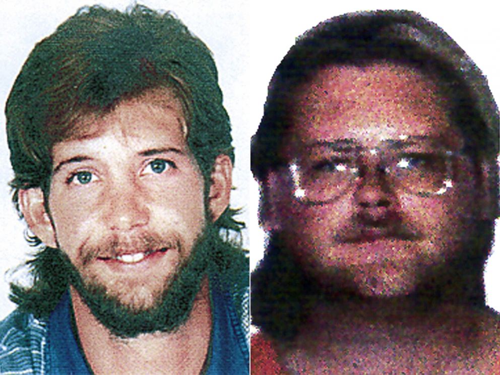PHOTO: Jason Wayne McVean, left, and Alan Lamont Pilion, shown in these undated photos, are survivalists wanted in the May, 29, 1998 killing of Cortez police officer Dale Claxon