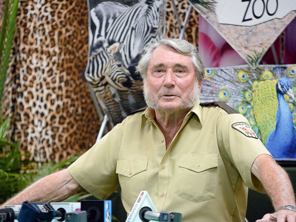 PHOTO:Gladys Porter Zoo facilities director Jerry Stones speaks to members of the media about his memory of Harambe, May 30, 2016, in Brownsville, Texas.