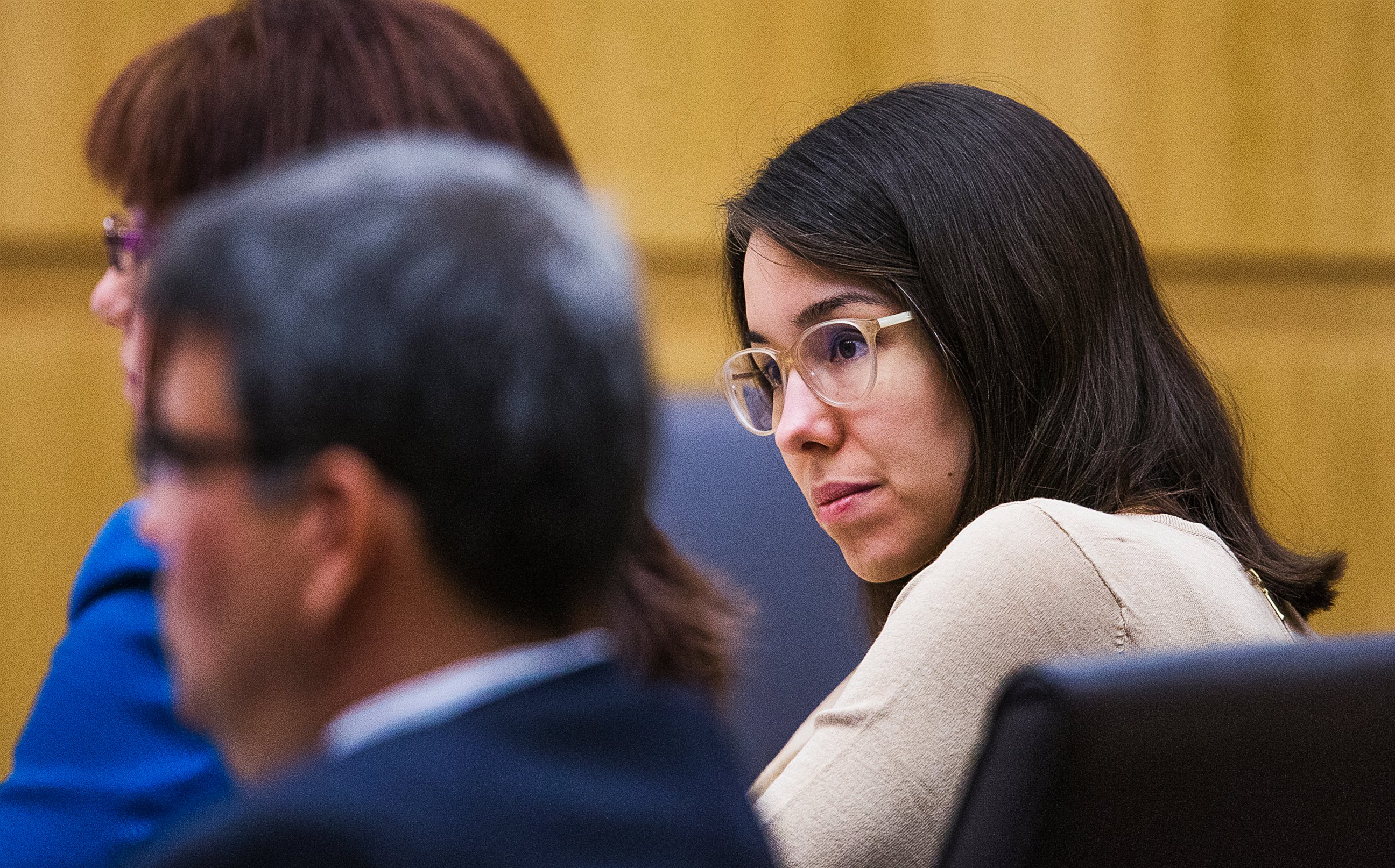 PHOTO: Jodi Arias sits in the Maricopa County Superior Courtroom of Judge Sherry Stephens in Phoenix