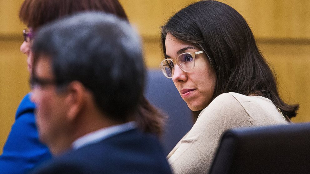 PHOTO: Jodi Arias sits in the Maricopa County Superior Courtroom of Judge Sherry Stephens in Phoenix