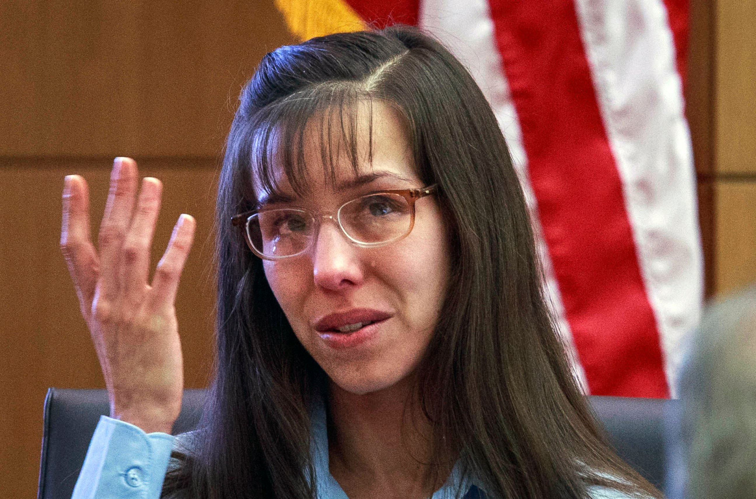 PHOTO: Defendant Jodi Arias testifies about killing Travis Alexander in 2008 during her murder trial in Phoenix, Feb. 20, 2013.