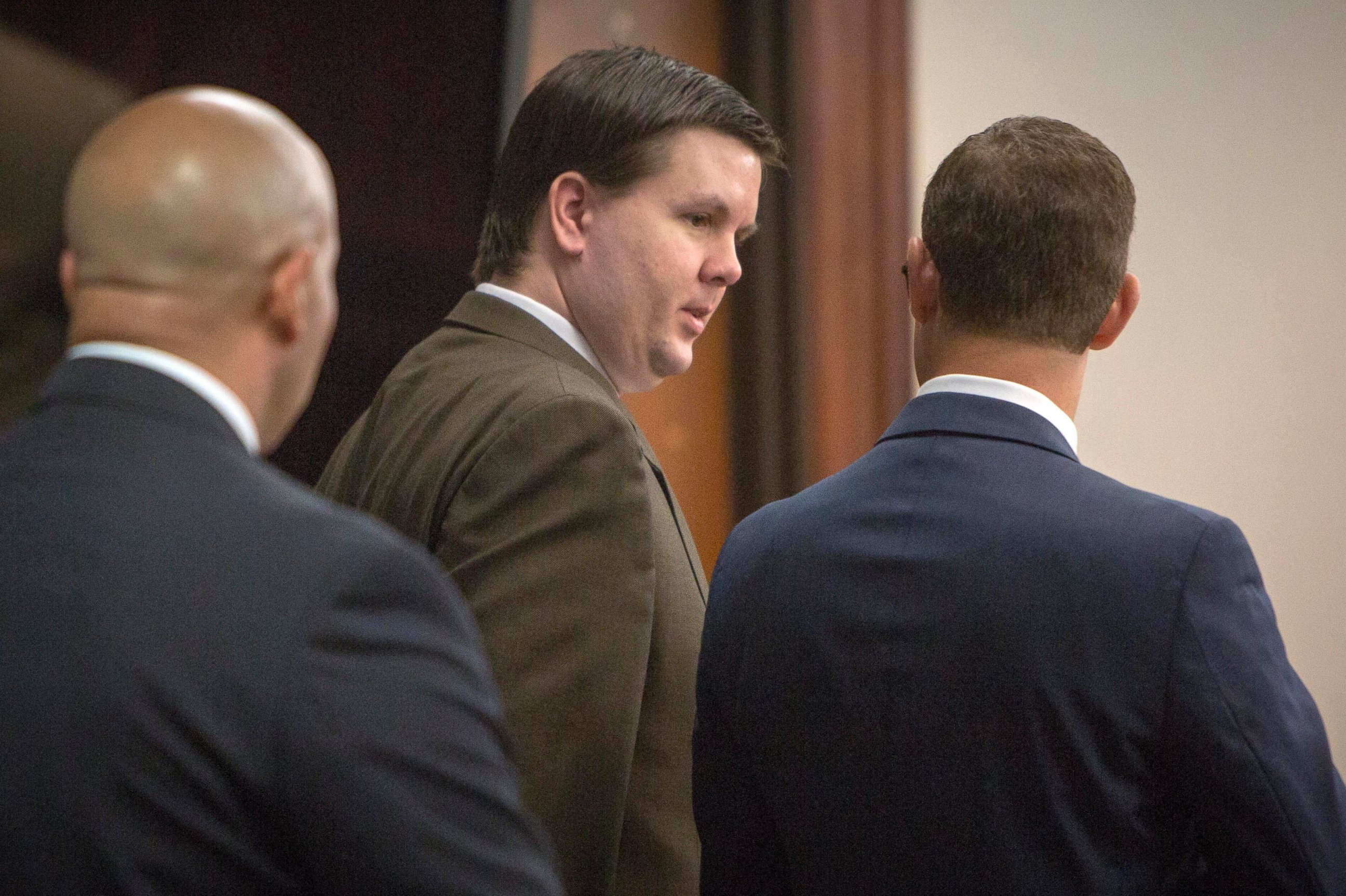 PHOTO: Justin Ross Harris enters the courtroom during his trial at the Glynn County Courthouse in Brunswick, Georgia, Oct. 3, 2016.  Harris was charged with murder after his toddler son died two years ago while left in the back of a hot SUV. 