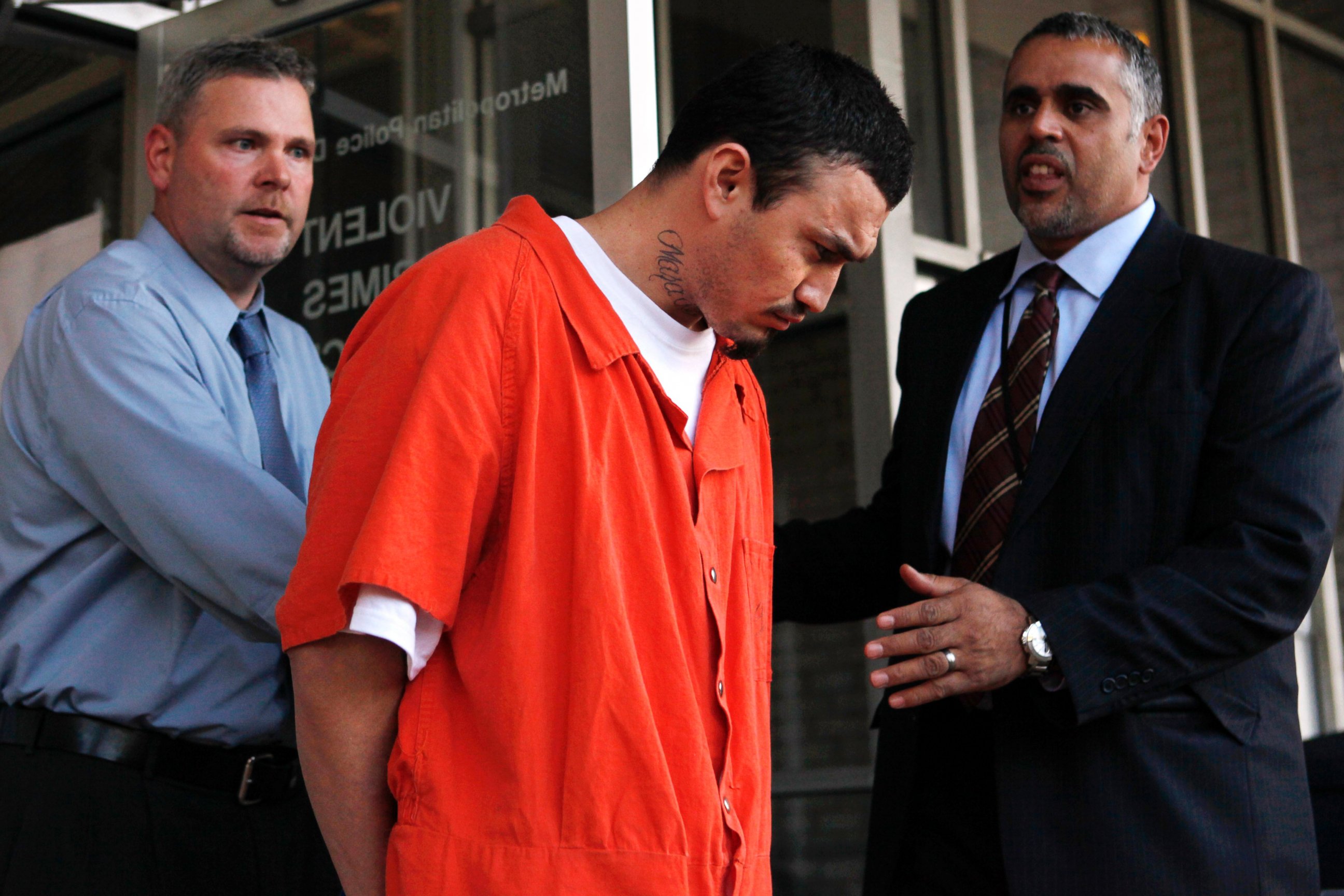PHOTO: Ingmar Guandique, who was convicted of killing Chandra Levy is seen in Washington, April 22, 2009. 