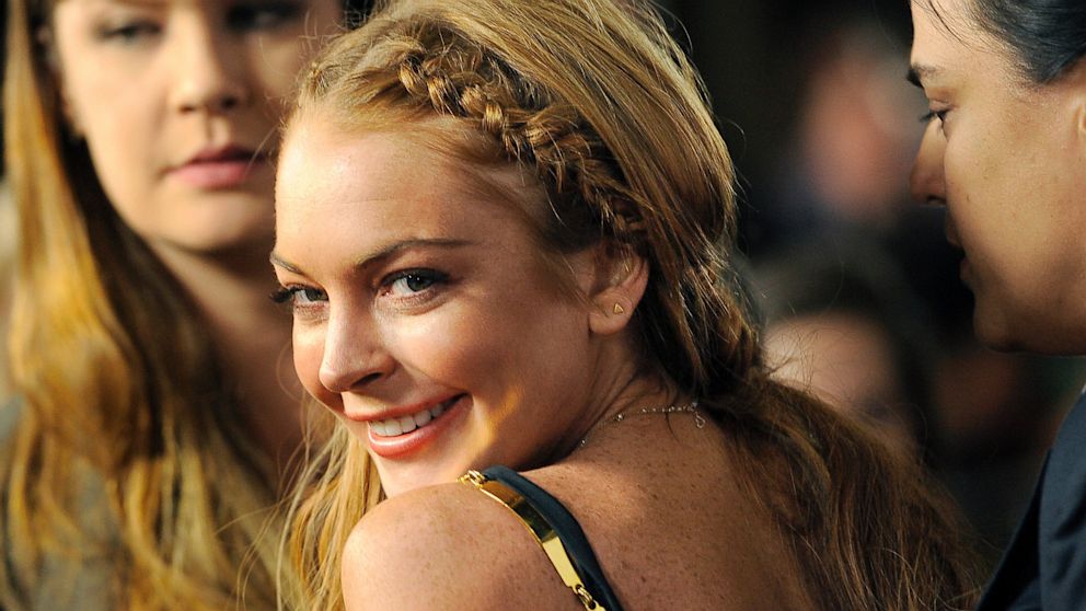 Lindsay Lohan, a cast member in "Scary Movie V," at the premiere of the film in Los Angeles.