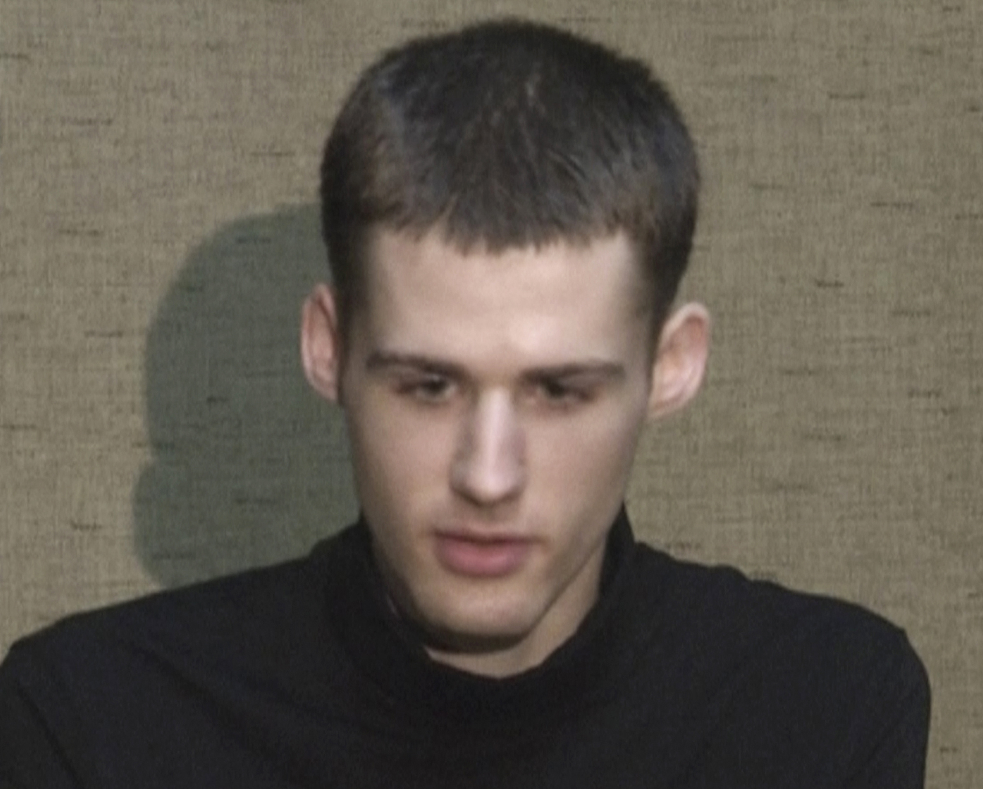 PHOTO: In this image taken from video, U.S. citizen Matthew Todd Miller speaks at an undisclosed location in North Korea, Aug. 1, 2014.