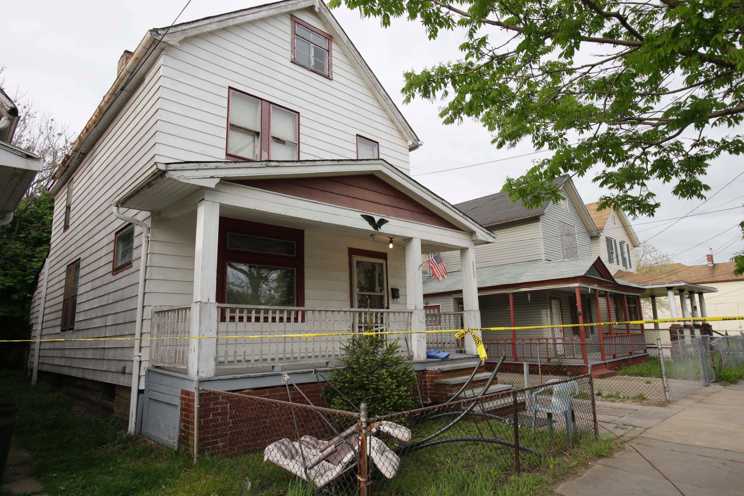 PHOTO: A house where three women escaped is shown, May 7, 2013, in Cleveland.