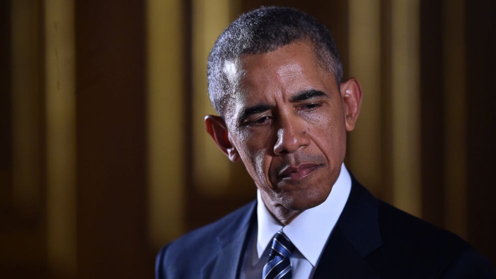 President Barack Obama speaks during a press conference at the Foreign and Commonwealth Office in  London, April, 22, 2016.
