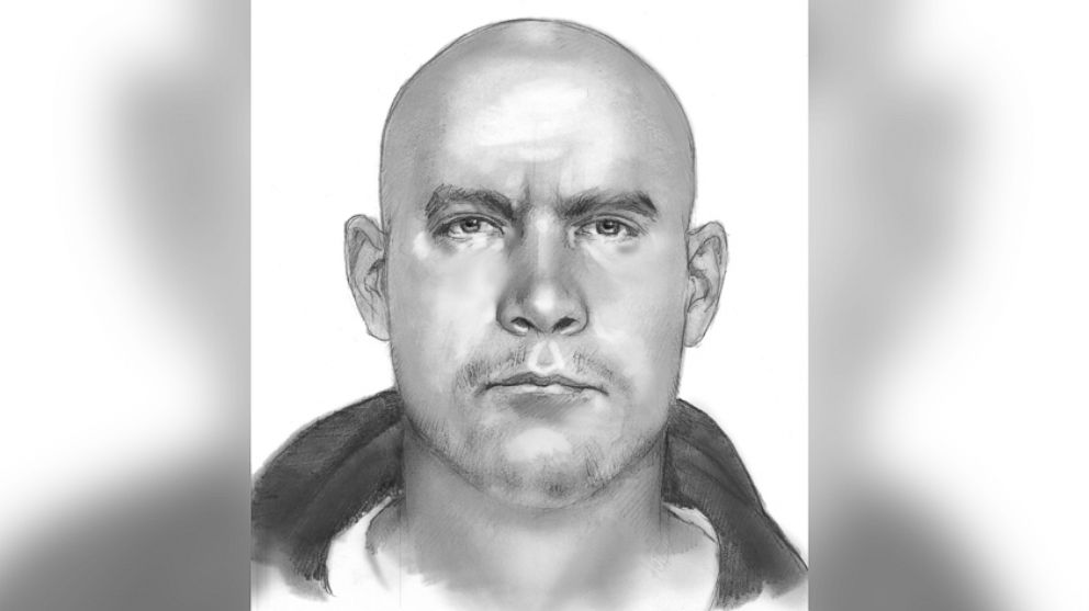 PHOTO: This sketch shows the man police are looking for in the shooting of meteorologist Patrick Crawford at a remote Central Texas television station,  Dec. 18, 2014, in Bruceville-Eddy, Texas. 