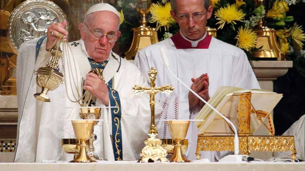 Pope Francis Celebrates Mass In Philadelphia During Final Leg Of Us