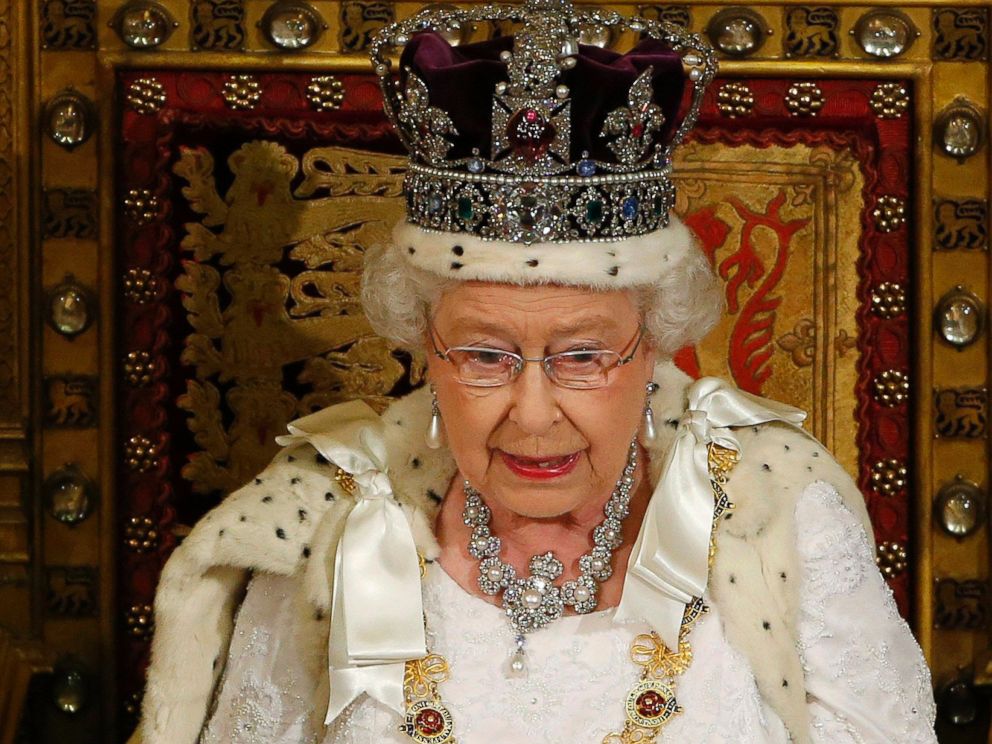 PHOTO: Britains Queen Elizabeth delivers her speech in the House of Lords, during the State Opening of Parliament at the Palace of Westminster in London Wednesday June 4, 2014.