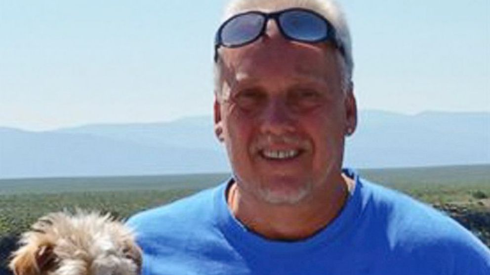 This June 2015 photo provided by Linda Bilyeu shows her ex-husband Randy Bilyeu during a visit to northern New Mexico. 