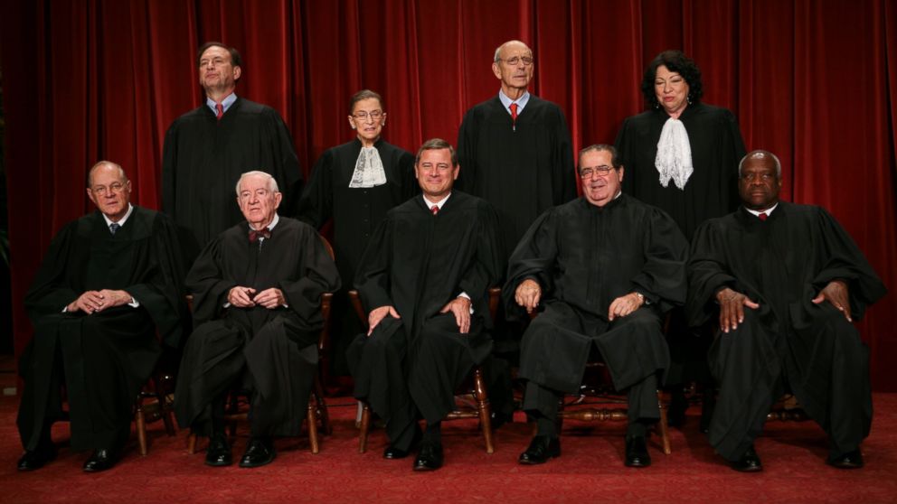 PHOTO: The Supreme Court Justices of the United States posed for their official family group photo in Washington, Sept. 29, 2009.