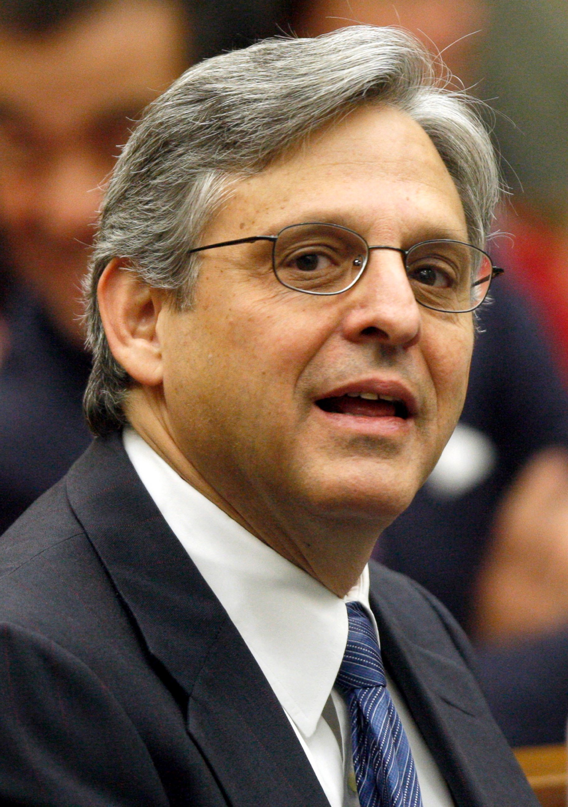 PHOTO:In this May 1, 2008 file photo, Judge Merrick Garland is pictured before the start of a ceremony at the federal courthouse in Washington.   