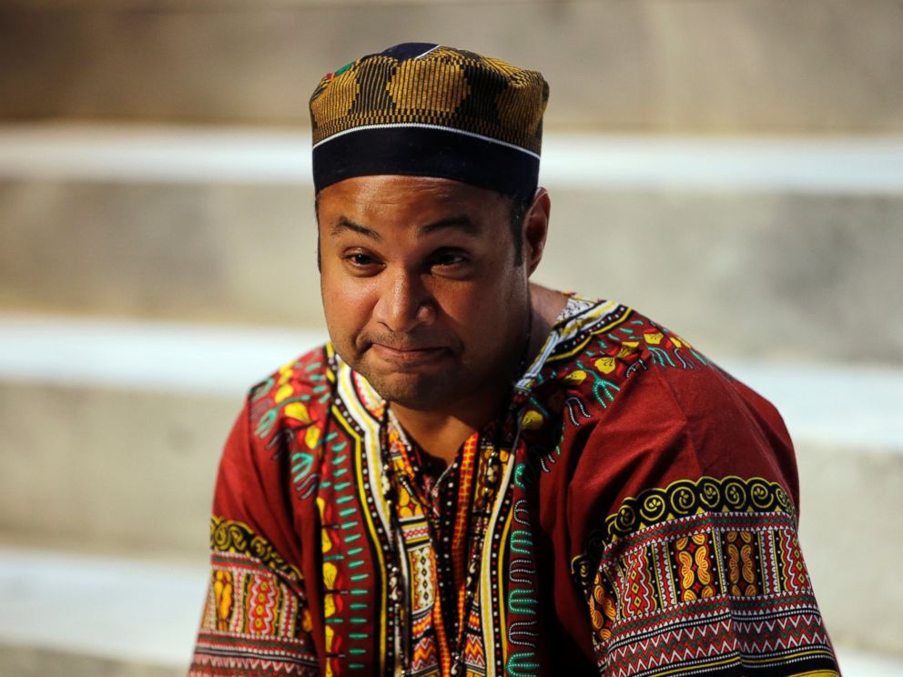 PHOTO: Director Rajendra Ramoon Maharaj after a rehearsal for The Ballad of Trayvon Martin at the New Freedom Theatre in Philadelphia, May 10, 2016.