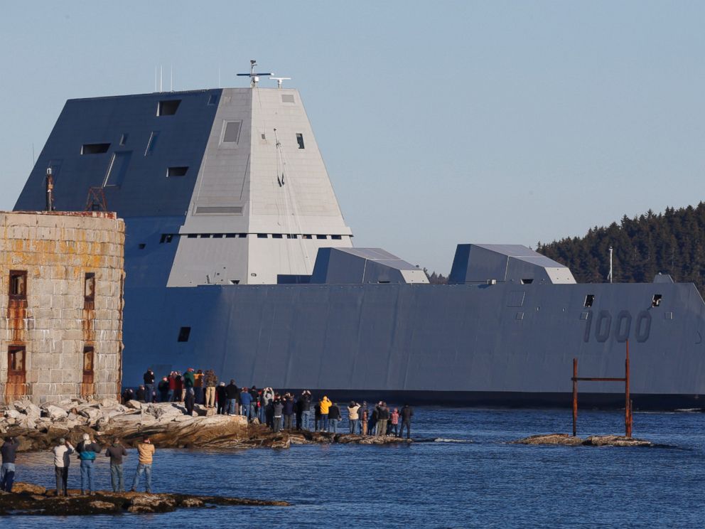 Navy To Take Charge Of Huge High-Tech Destroyer Worth $4 Billion - ABC News