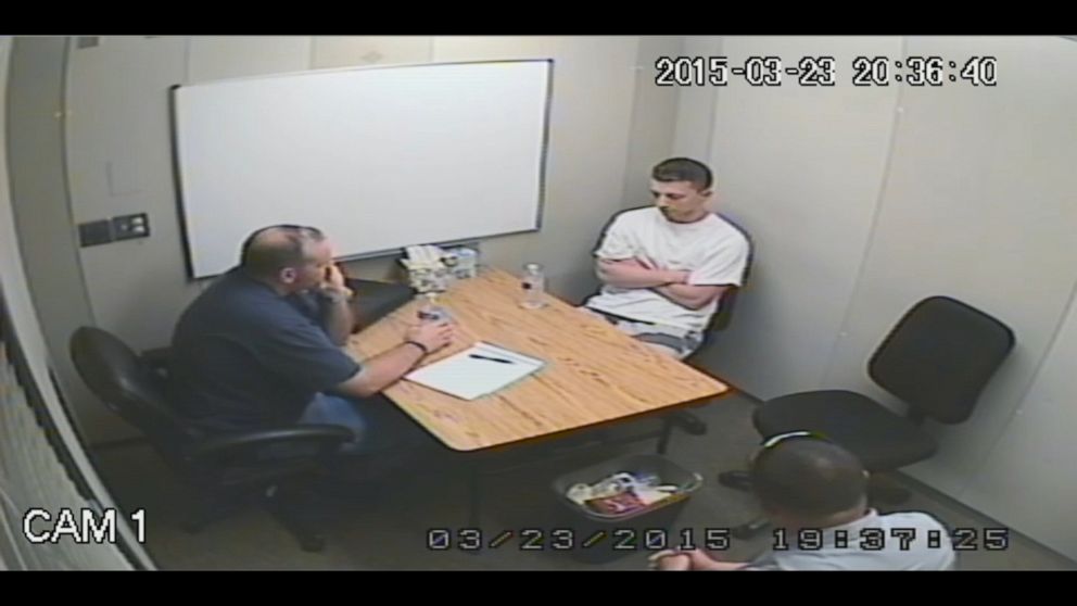 PHOTO: In video recordings of Aaron Quinn's interview, detective Mathew Mustard could be heard asking if there was "tension in the relationship" with Denise Huskins and if Quinn was "cheating."
