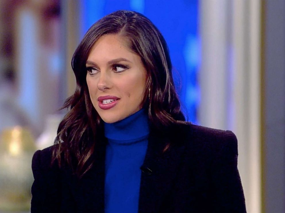 PHOTO: The View co-host Abby Huntsman reacts to Meghan Markle opening up about the stresses of motherhood on Monday, Oct. 21, 2019.