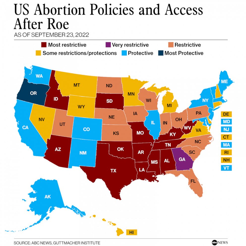 PHOTO: US Abortion Policies and Access After Roe