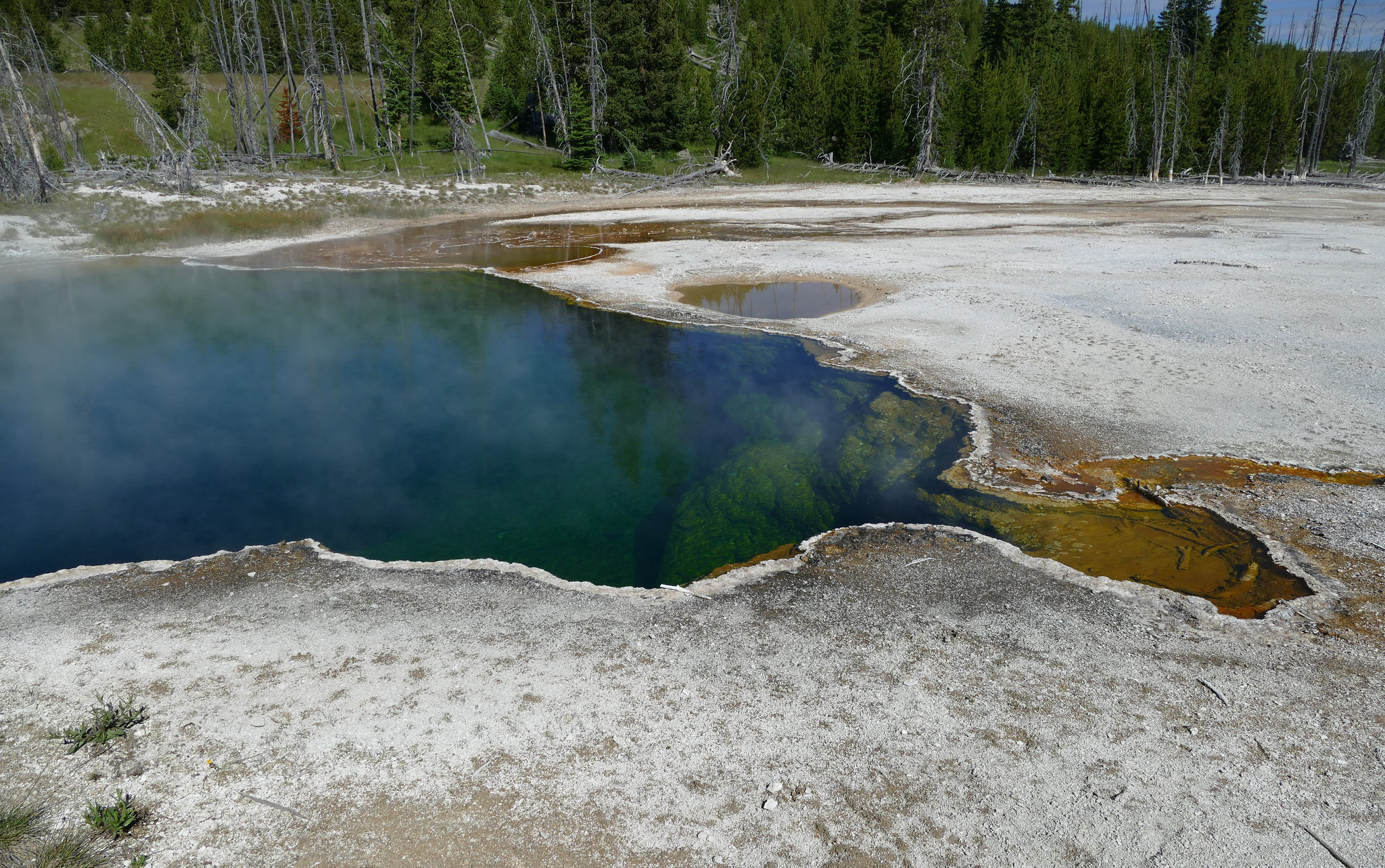 PHOTO: Abyss Pool at West Thumb Geyser Basin.