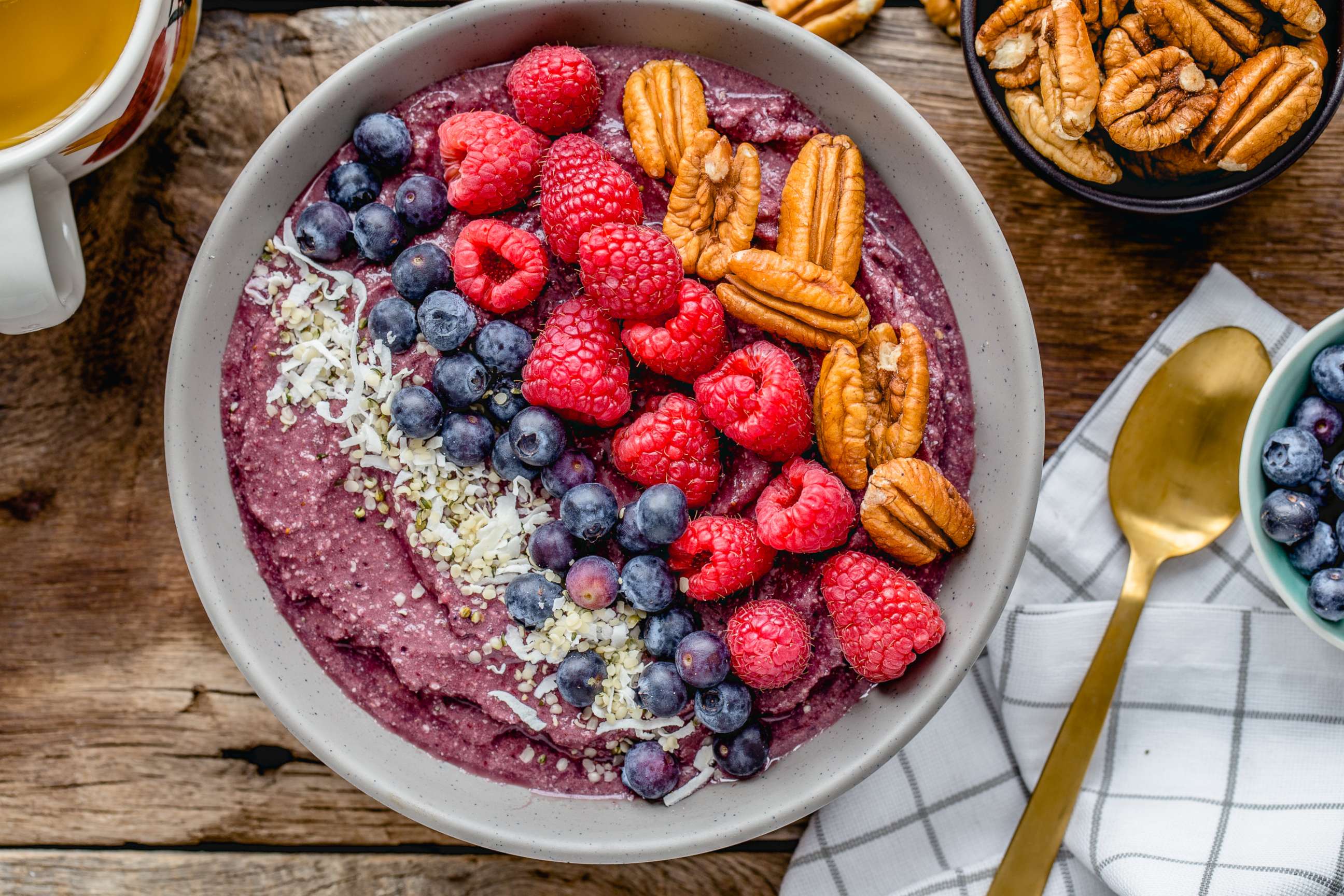 PHOTO: The American Pecan Council shared this recipe for an acai berry pecan smoothie bowl with "GMA." 