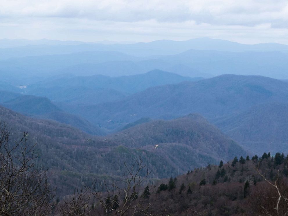 PHOTO: Blue Mountain Layers on the Appalachian Trail. 