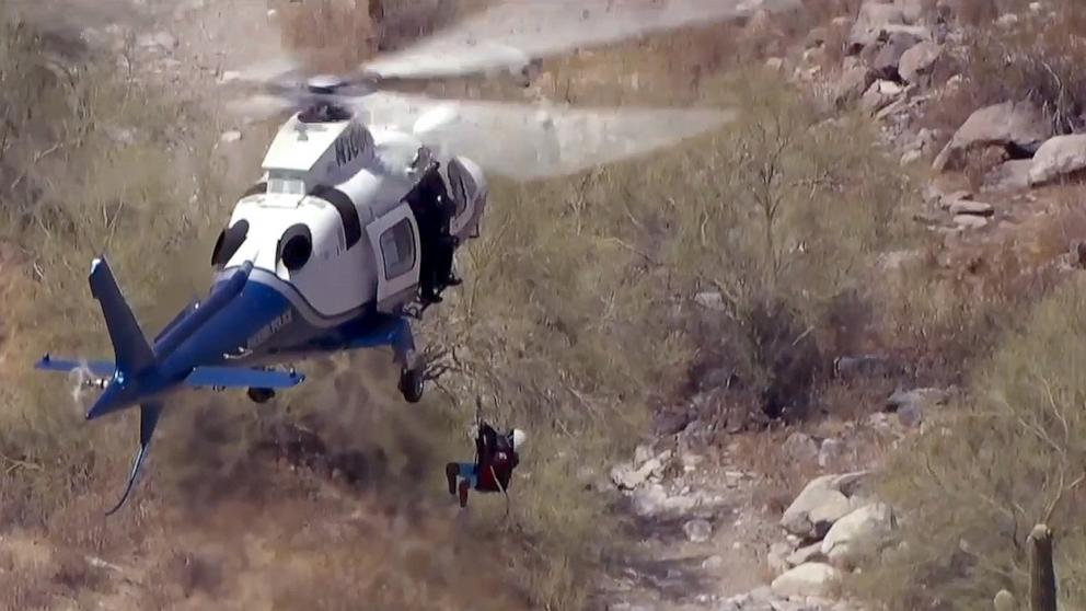 13 hikers, including several children, rescued after getting lost on Arizona trail amid high heat