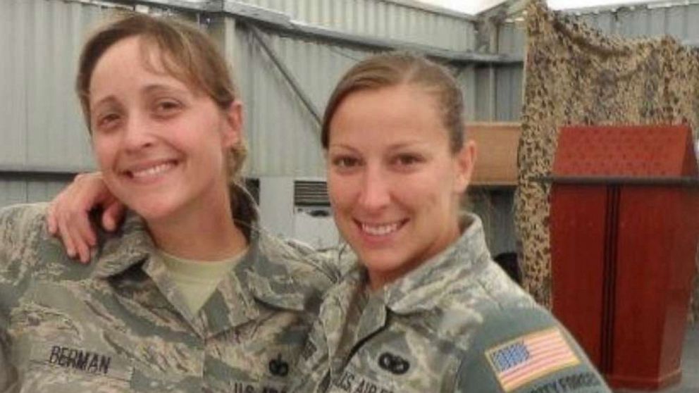 PHOTO: Ashli Babbitt, right, is pictured with Stephanie Berman in an undated handout photo.
