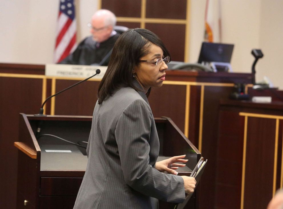 PHOTO: Orange/Osceola State Attorney Aramis Ayala, asked for Markeith Loyd's case to pause, March 20, 2017, while she researches if Gov. Rick Scott had the authority to pull her off after she announced she wouldn't be seeking the death penalty.