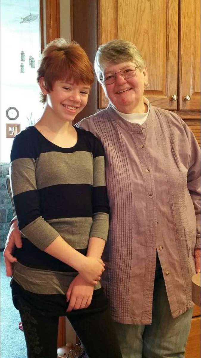 PHOTO:  Abigail Kopf and Barbara Hawthorn, who were both shot in an Uber driver's 2016 murderous rampage, are pictured together in this undated photo.