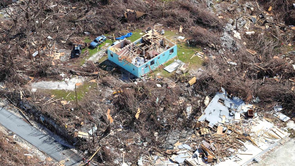 PHOTO: The aftermath of Hurricane Dorian is seen on the island of Abaco in the Bahamas, Sept. 11, 2019. 