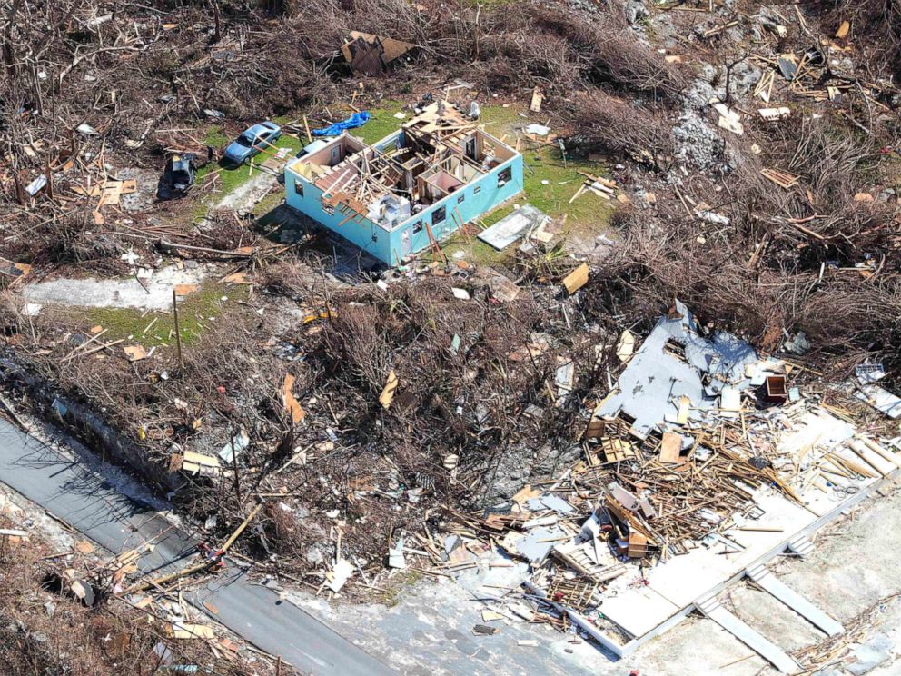 PHOTO: The aftermath of Hurricane Dorian is seen on the island of Abaco in the Bahamas, Sept. 11, 2019.