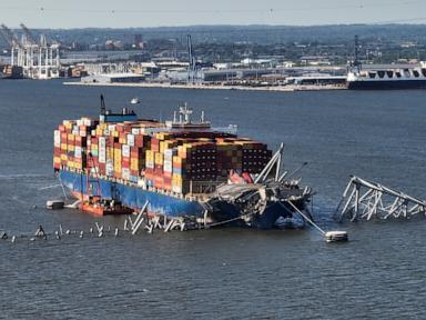 Ship that struck Baltimore bridge had blackouts day before crash, NTSB report finds