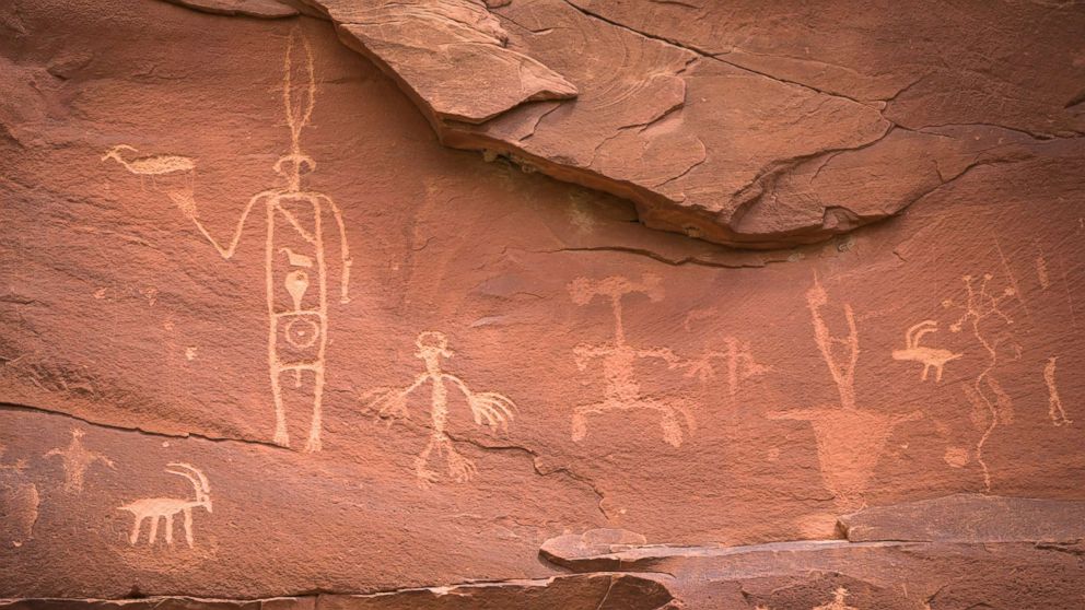 PHOTO: Petroglyphs in Comb Wash, near the Comb Ridge area of Bears Ears National Monument.