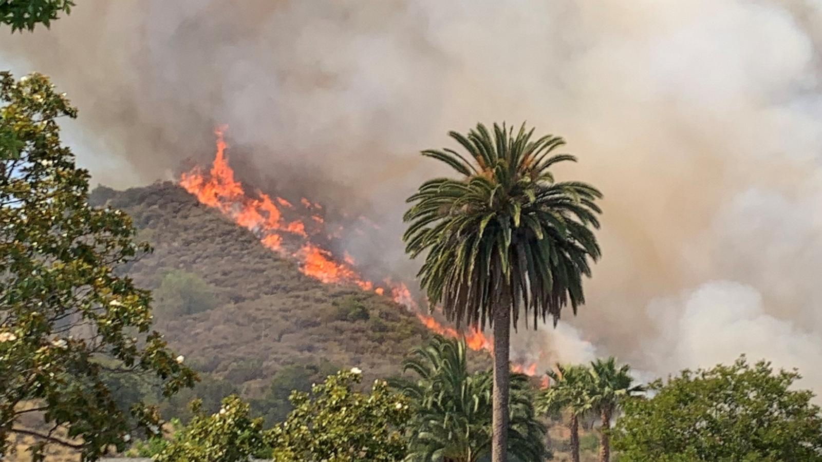 Evacuation orders lifted after brush fire contained in Los Angeles County