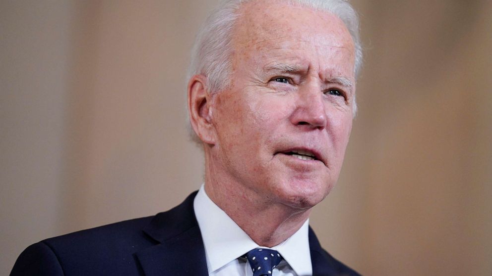 PHOTO: President Joe Biden, April 20, 2021, at the White House in Washington, after former Minneapolis police Officer Derek Chauvin was convicted of murder and manslaughter in the death of George Floyd. 