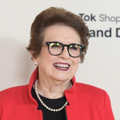 PHOTO: Billie Jean King attends the launch celebration for QVC's Q50 "Age Of Possibility" platform, May 14, 2025 in Santa Monica, Calif. 