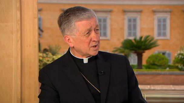 Cardinal Blase Cupich, the Archbishop of Chicago speaks with ABC News while appearing on This Week, May 11, 2025.