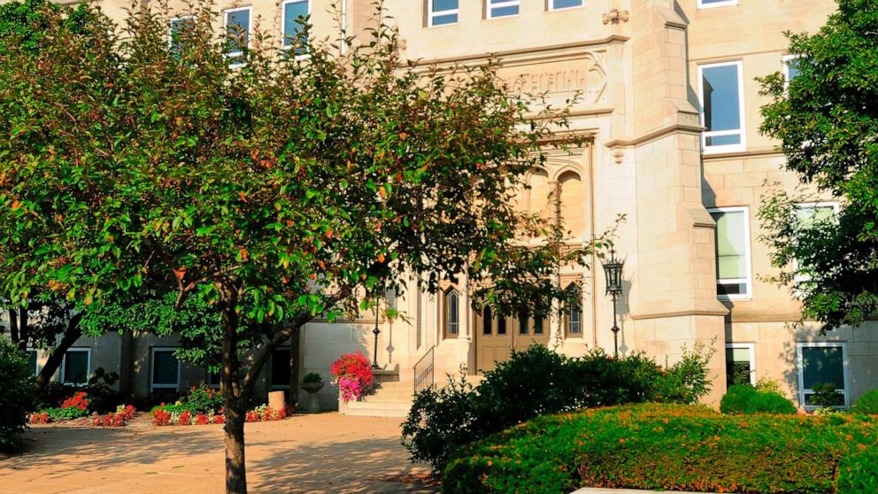 PHOTO: Bradley Hall on the campus of Bradley University. Peoria, Illinois.