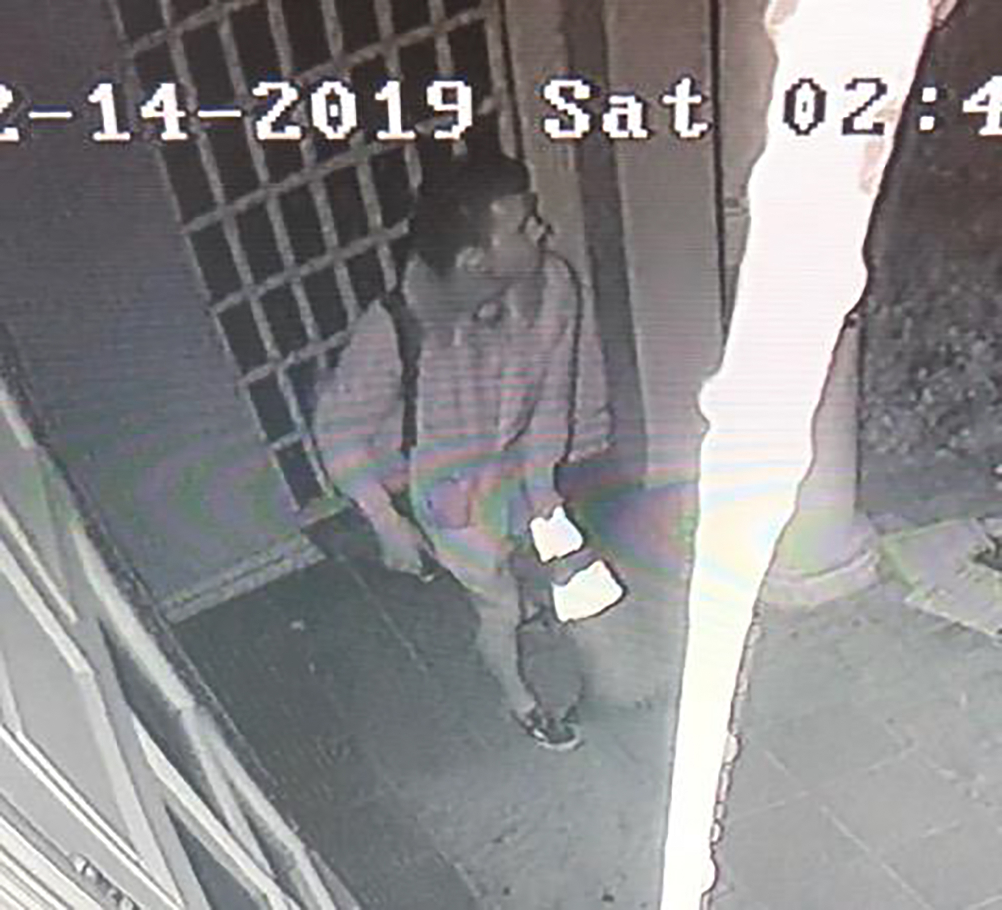 PHOTO: In this photo taken from surveillance video and provided by the Beverly Hills Police Department is a suspect in the vandalism of the Nessah Synagogue Dec. 14, 2019, in Beverly Hills, Calif. 