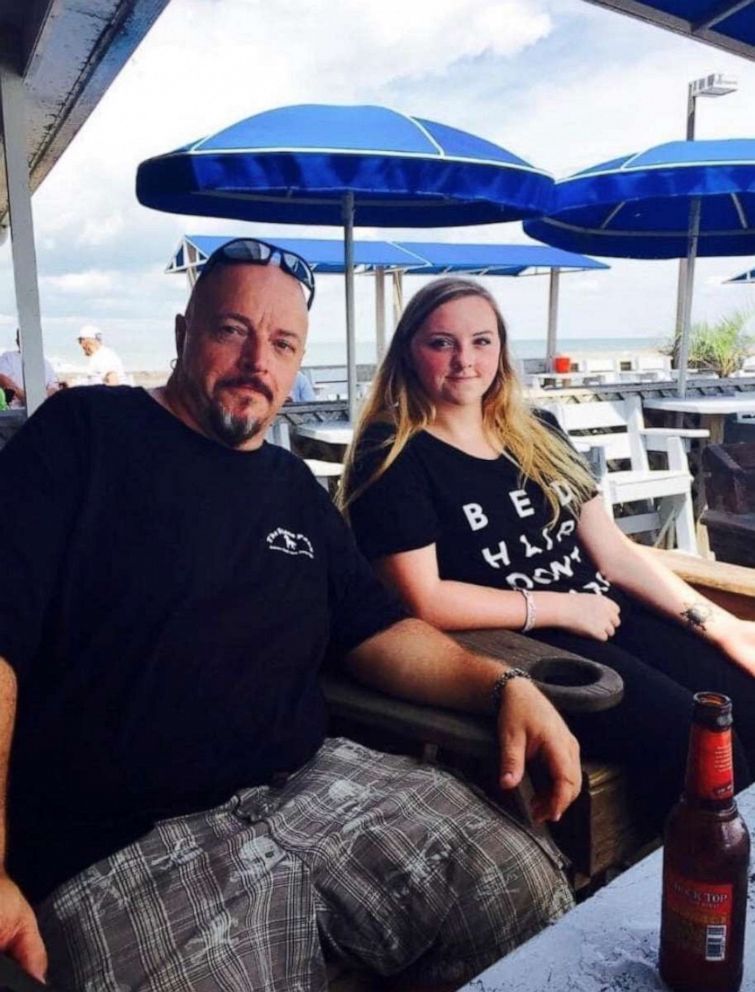 PHOTO: Carl Werden with his daughter, Delaney, prior to his COVID-19 diagnosis. Werden recently received a lung transplant due to his condition from the infection. 