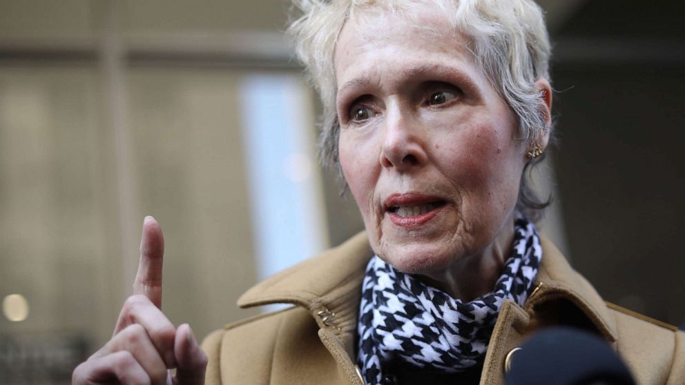 PHOTO: E. Jean Carroll is seen outside the state Supreme Court, March 4, 2020, in New York. 