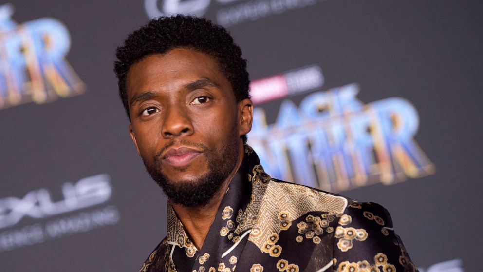 PHOTO: (FILES) In this file photo taken on January 29, 2018 Actor Chadwick Boseman attends the world premiere of Marvel Studios "Black Panther," in Hollywood. - August 28, 2020 Chadwick Boseman died of cancer, he was 43. 