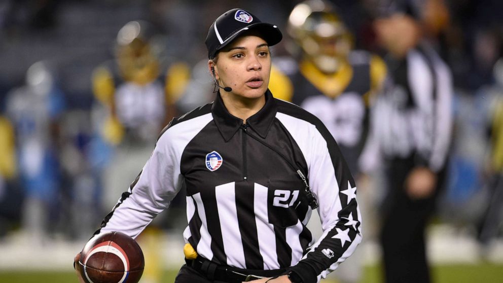 NFL hires Maia Chaka as 1st Black female on-field official - ABC News